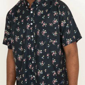 BNWT - Men's Button-Down Shirt for Men in Rose Black
